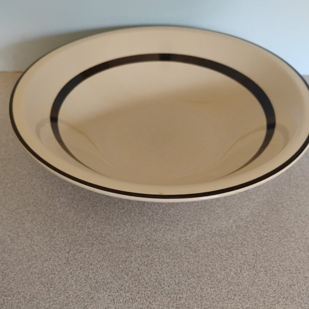 Sears Stoneware Serving Bowl  Vintage 1970s